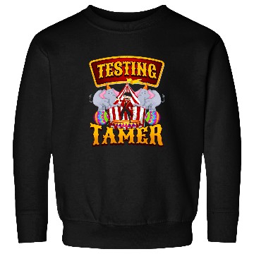 Discover Testing Tamer Test Day Teacher in Circus Theme Women Men Sweatshirts