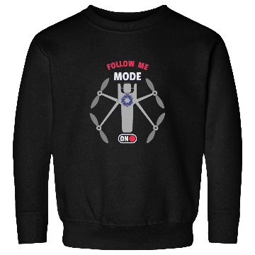 Discover Drone Flying Quadrocopter Remote Follow FPV Racing Pilot Sweatshirts