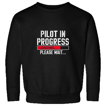 Discover Pilot In Progress Funny Flight School Student Lovers Sweatshirts