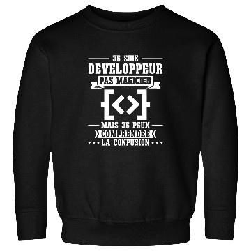 Discover Je Suis Developer Humour Gift Coder Geek Programmer Sweatshirts