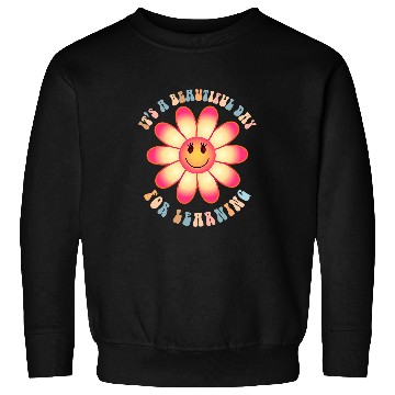 Discover Its a beautiful day for learning Graphic Womens Book Lover Sweatshirts