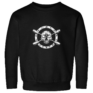 Discover Kayak Skull kayaking skull paddles yak gift Sweatshirts