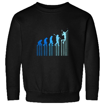 Discover badminton player evolution monkey Badminton Sweatshirts