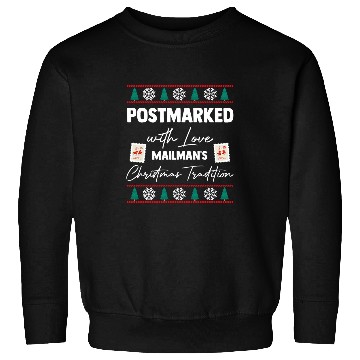 Discover Santa Postal Worker Post Office Worker Christmas Mailman 1 Sweatshirts
