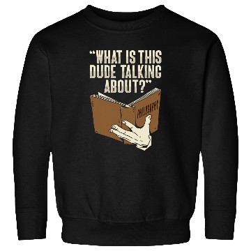 Discover Philosophical Book Design for a Philosophy Student Sweatshirts