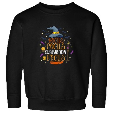 Discover Hocus Pocus Everybody Focus School Teacher Halloween Sweatshirts