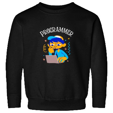 Discover Boy on Computer Programmer Career Student Sweatshirts