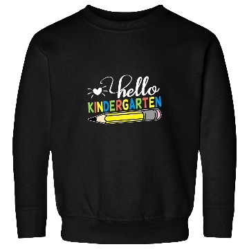 Discover Hello Kindergarten Teacher Student Back To School Sweatshirts