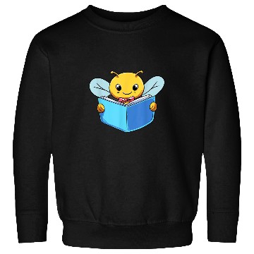 Discover Bee Book Lover Reader Sweatshirts