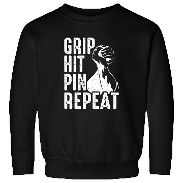 Discover Arm Bar Wrestling Grip Hit Pin Repeat Sweatshirts