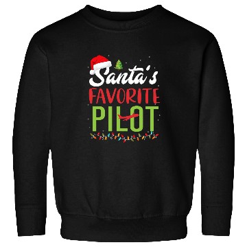Discover santas favorite pilot christmas santa hat lights Sweatshirts