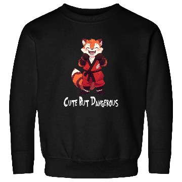 Discover Cute But Dangerous Funny RedPanda Karate Sweatshirts
