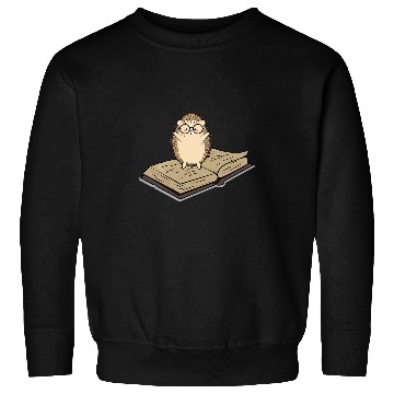 Discover Hedgehog on a Book Hedgehog Sweatshirts