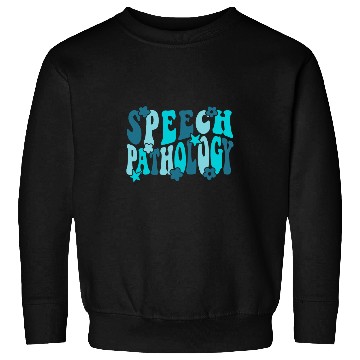 Discover Groovy Retro Speech Therapy Therapist Speech Pathology Sweatshirts