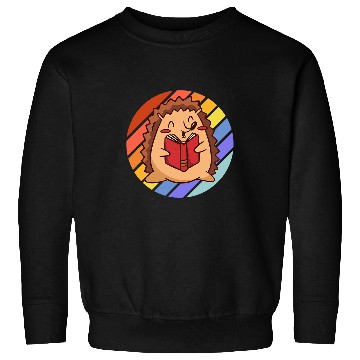 Discover hedgehog with book Sweatshirts