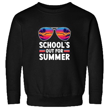 Discover Retro Last Day of Schools Out For Summer Teacher Boys Girls 4 Sweatshirts