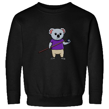 Discover Koala Billiard Ball Snooker Pool Player Billiard Champ Sweatshirts