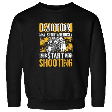 Discover photographer humor caution camera lense photography Sweatshirts