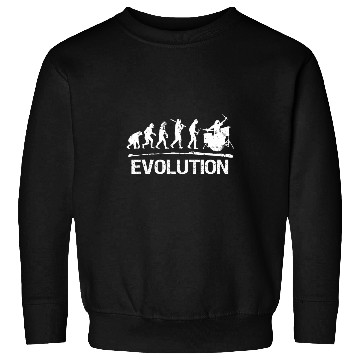 Discover Drummers Gift Evolution Of Drumming Sweatshirts