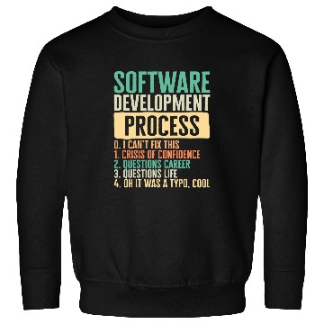 Discover Programmer I Software Development Process 0 Cant Fix 1 Cris Sweatshirts