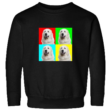 Discover Pop Art Dog Great Pyrenees Sweatshirts