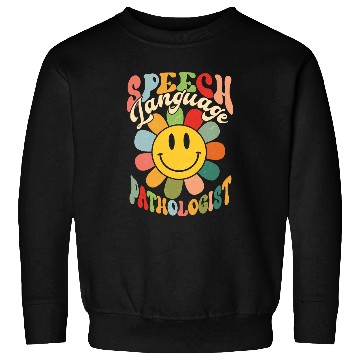Discover Speech Therapy Speech Language Pathologist Therapist Retro Sweatshirts