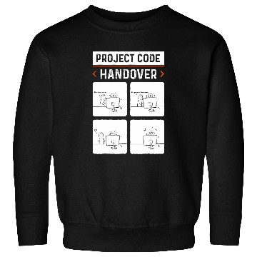 Discover Project Code Handover Software Developer Funny C Programmer Sweatshirts