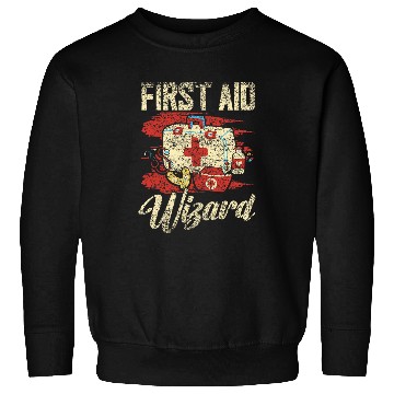 Discover First Aid Wizard nursess nurses Job Nursing School Sweatshirts