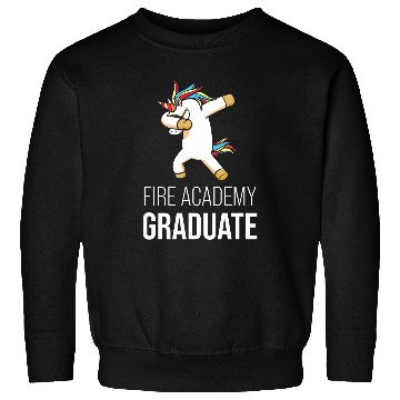 Discover Academy Student Unicorns Fireman Graduation Sweatshirts