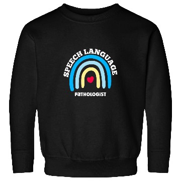 Discover Speech Therapy SLP Rainbow Pathologist Therapist Sweatshirts