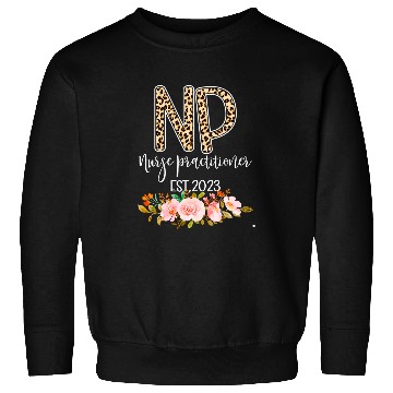 Discover NP nurses Practitioner Leopard Print Nursing Student Tee Sweatshirts