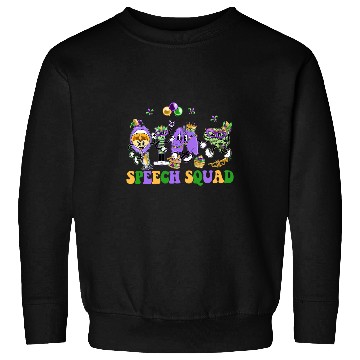 Discover Speech Therapy Speech Therapist Appreciation Mardi Gras Sweatshirts
