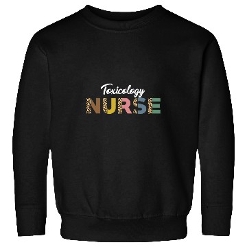 Discover Toxicology nurses Leopard Pattern Apparel Poison Control Sweatshirts