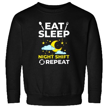 Discover Shift Work Night Job Worker Midnight Funny Coffee 2 Sweatshirts