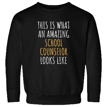 Discover SCHOOL COUNSELOR Funny Job Title Profession Worker Idea Sweatshirts
