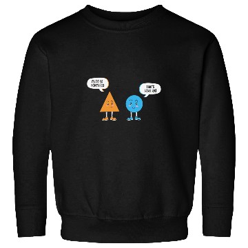 Discover Pointless Circle Geometry Joke Math Student Teacher Gift Fun Sweatshirts