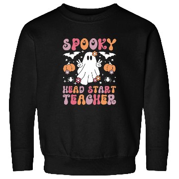 Discover Spooky Head Start Teacher Halloween Sweatshirts