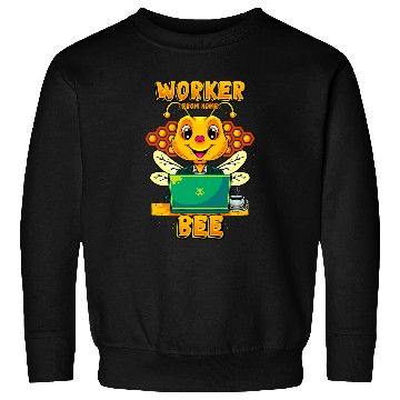 Discover Worker From homes Bee Tee Funny Telecommuter Sweatshirts