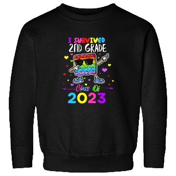 Discover I Survived 2nd Grade Class Of Student Graduation Sweatshirts