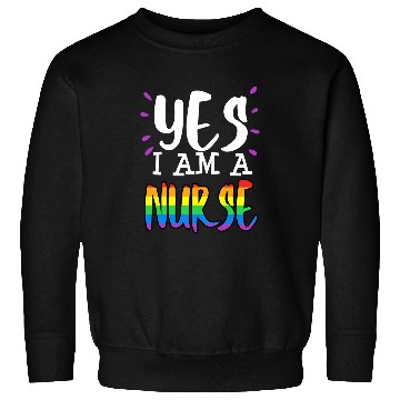 Discover nurses Gay Pride LGBT Lesbian Nursing Student RN CNA Sweatshirts
