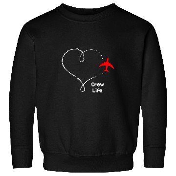 Discover Flight Attendant Pilot Life Travel Crew Stewardess Sweatshirts