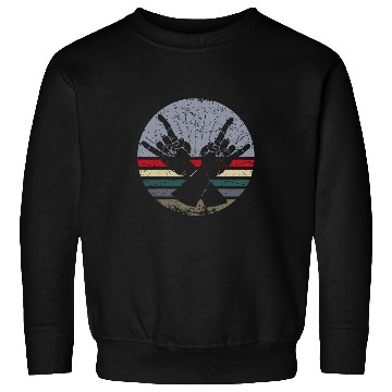 Discover Rock Roll Wrestling Mens Devil Horns 1 Sweatshirts
