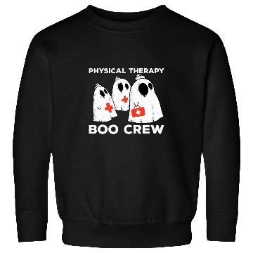 Discover Spooky Physical Therapy Boo Crew Halloween Costume Sweatshirts
