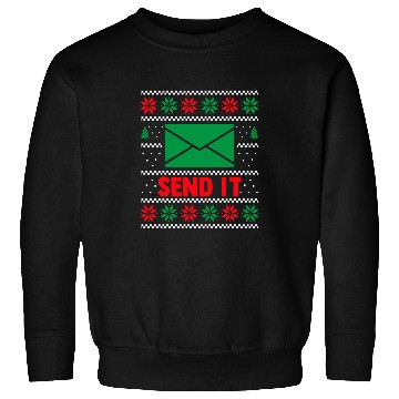 Discover Send It Mail Carrier Postal Worker Mailman xmass Christmas Sweatshirts