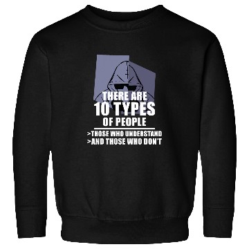 Discover Funny Binary Code Saying Computer Science Programmer Sweatshirts