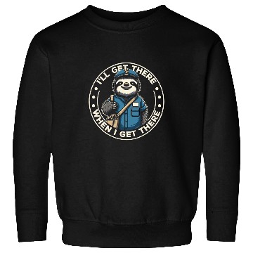 Discover Sloth Postal Worker Funny Postman Mail Carrier Sloth Sweatshirts