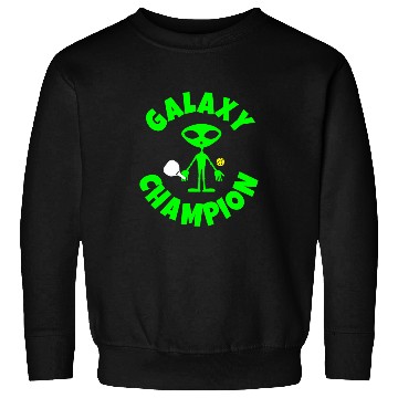 Discover Funny Alien Pickleball Player Sweatshirts