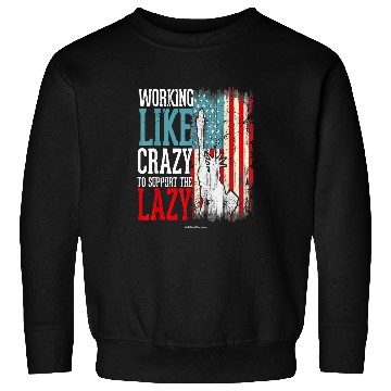 Discover Working Like crazys Hard Worker Employed Lazy Sloth Support Sweatshirts