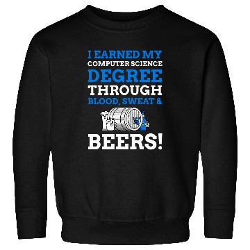 Discover Funny Computing Degree Gifts Qualified Computer Scientist Sweatshirts
