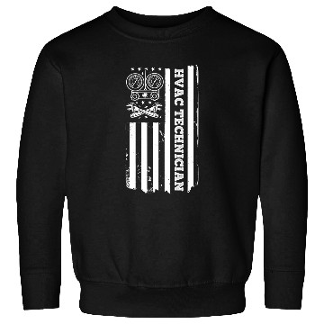 Discover US Flag Repairman HVAC Tech Technician HVAC Sweatshirts